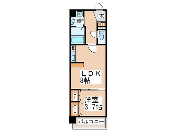 ラルテ天王寺の物件間取画像